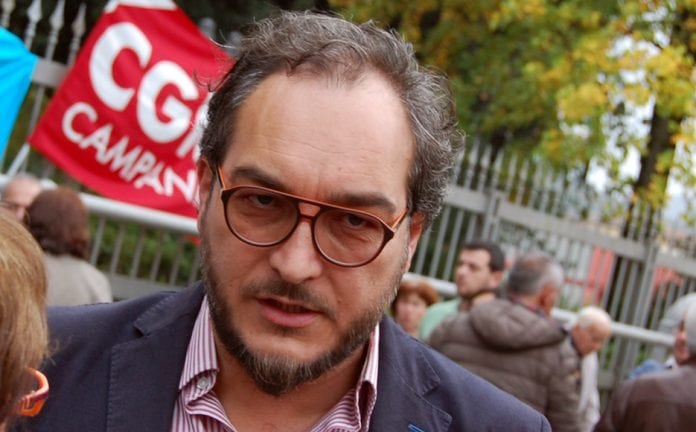Il segretario provinciale della Cgil, Franco Fiordellisi