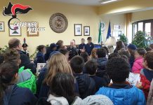 Alunni del Colletta a lezione di Legalità presso il Comando dei Carabinieri