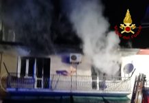 Ariano Irpino, abitazione in fiamme. Salvata dai Vigili del Fuoco un’anziana