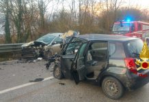 Scontro frontale fra due auto sull’Ofantina all’altezza di Manocalzati