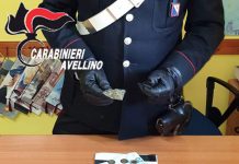 Mercogliano, 25enne arrestato per spaccio di droga