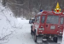 In Irpinia gelo e vento a 70 Km/h. Decine di soccorsi