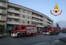 Avellino, garage in fiamme: Paura a Rione Mazzini