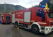 Parolise, in fiamme autocarro sul percorso alternativo dell’Ofantina bis