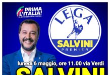 Matteo Salvini ad Avellino con Biancamaria D’Agostino. Sfida in Irpinia a Pd e 5 Stelle