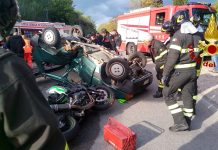 Montecalvo, scontro auto-moto: 2 feriti. Gravissimo 24enne in ospedale a Napoli