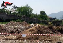 Discarica abusiva sequestrata a Montoro nell’ex area dei prefabbricati