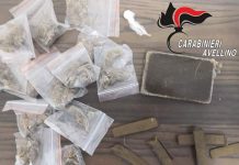 Accusati di detenzione e spaccio di droga, due ventenni arrestati ad Ariano Irpino