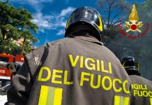 Boschi in fiamme in Irpinia, Vigili del Fuoco in azione