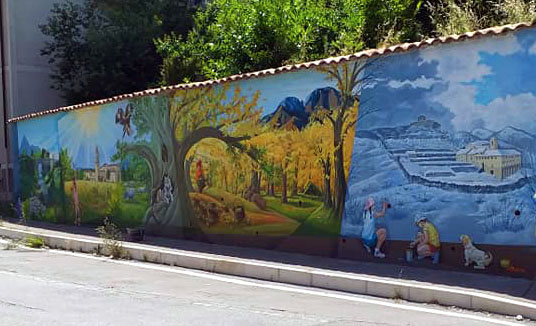 Il murale di Montella
