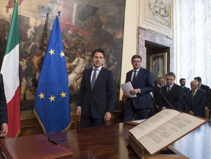Premier Conte e Sottosegretario Giorgetti