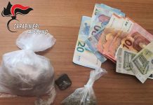 Venditore ambulante arrestato per spaccio di droga ad Ariano Irpino