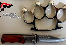 Bonito, 25enne per strada con coltello e tirapugni. Denunciato