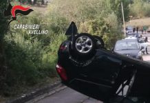 Auto ribaltata a Nusco, 2 donne all’ospedale