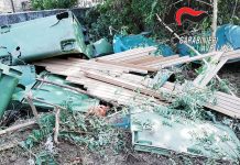 Amianto tra vari rifiuti, discarica abusiva a San Sossio Baronia