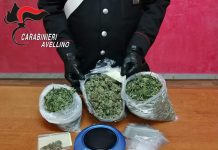 Sorpreso con hashish e mezzo chilo di marijuana, arrestato ad Avella