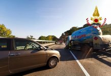 Auto contro una cisterna di Gpl sull’Ofantina bis, ragazza in ospedale