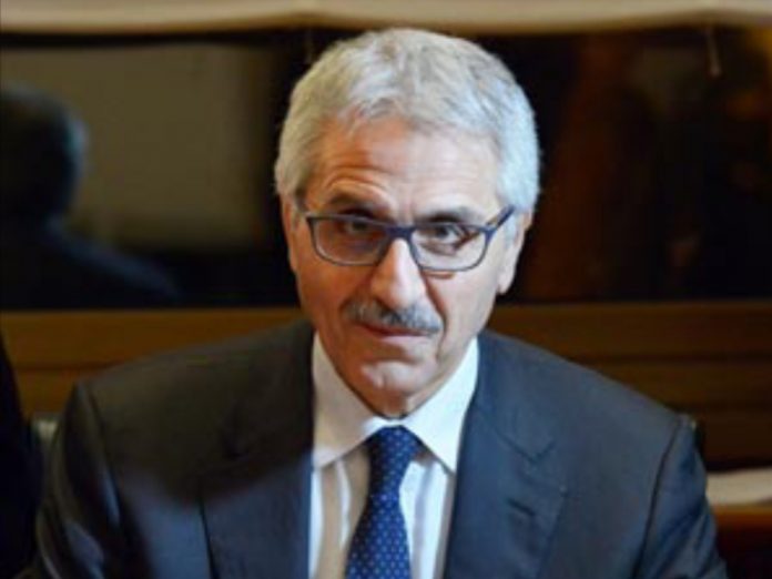 Alta capacità in Irpinia, Gentile (Rfi) a Grottaminarda posa la prima pietra. Nella foto di Rfi: Maurizio Gentile, amministratore delegato di Rete Ferroviaria Italiana e Commissario straordinario dell'Alta Capacità Napoli Bari
