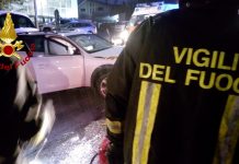 Maltempo in Irpinia, 30 interventi dei vigili del fuoco. Due feriti ad Avellino in ospedale