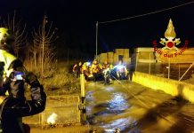 Frane a Forino e Atripalda, 40 interventi dei Vigili del Fuoco
