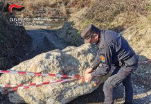 Saccheggiavano pietre dal fiume Sabato, denunciati 2 imprenditori