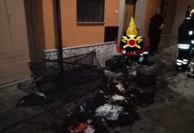 Rogo nel centro storico di Calitri, distrutta abitazione su 2 piani