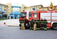 Festa in Pediatria con i Vigili del Fuoco di Avellino
