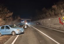 Scontro fra 3 auto sull’Ofantina bis, 5 feriti all’ospedale