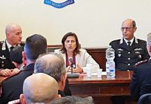 Il Procuratore Maria De Luzenberger ad Avellino, briefing con i Carabinieri