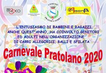 Carnevale Pratolano 2020, gran finale con carri e sfilate
