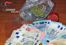 Denunciato ad Avella 20enne per spaccio di marijuana