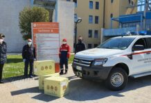 Uova di Pasqua ai bimbi del Moscati dai Carabinieri di Avellino