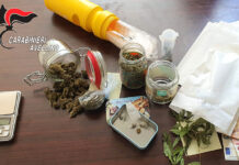 Marijuana e hashish in casa ad Avellino, arrestato 22enne