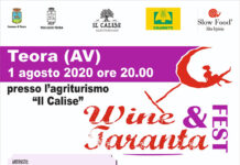 Wine & Taranta Fest a Teora, degustazione dei vini Hirpini