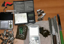 Arrestato per spaccio un 19enne di Solofra. Sequestrati 160 grammi di hashish