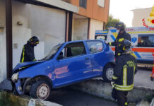 Auto fuori controllo ad Avellino, anziana in ospedale