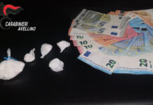 Arrestato dai Carabinieri ad Avellino un 48enne. Sequestrati in casa 13 grammi di cocaina