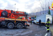 Auto fuori strada a Ospedaletto d’Alpinolo, indenne la donna alla guida