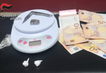 Arrestato ad Atripalda per spaccio di cocaina. Segnalato un acquirente