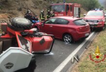 Impatto fra trattore e un’auto a Mugnano del Cardinale: morto 69enne