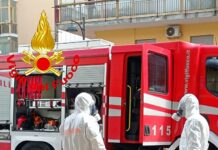 Soccorsa una donna positiva al Covid caduta in casa
