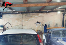 Autocarrozzeria clandestina ad Ariano Irpino sequestrata dai Carabinieri
