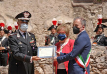 All’arma dei carabinieri la gratitudine di Sant’Angelo dei Lombardi