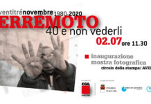 Ad Avellino la mostra ’40 e non vederli’ dedicata al quarantennale del sisma 1980