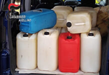 Sequestrati a Serino 400 litri di gasolio miscelato e schede carburante