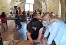 Laboratorio di decorazione ceramica a Bisaccia aperto nel week end