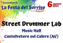 Street drummer Lab a Castelvetere sul Calore al Music Hall