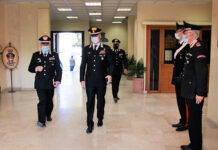 Il Comandante della Legione Carabinieri Campania ad Avellino