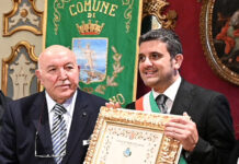 Presidente dell’ACI Campania Coppola cittadino onorario di Mercogliano