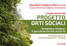 A Grottaminarda si inaugurano gli orti sociali di ‘Liberi di liberare’